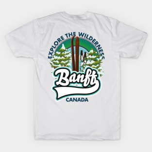 Banff Canada ski poster T-Shirt